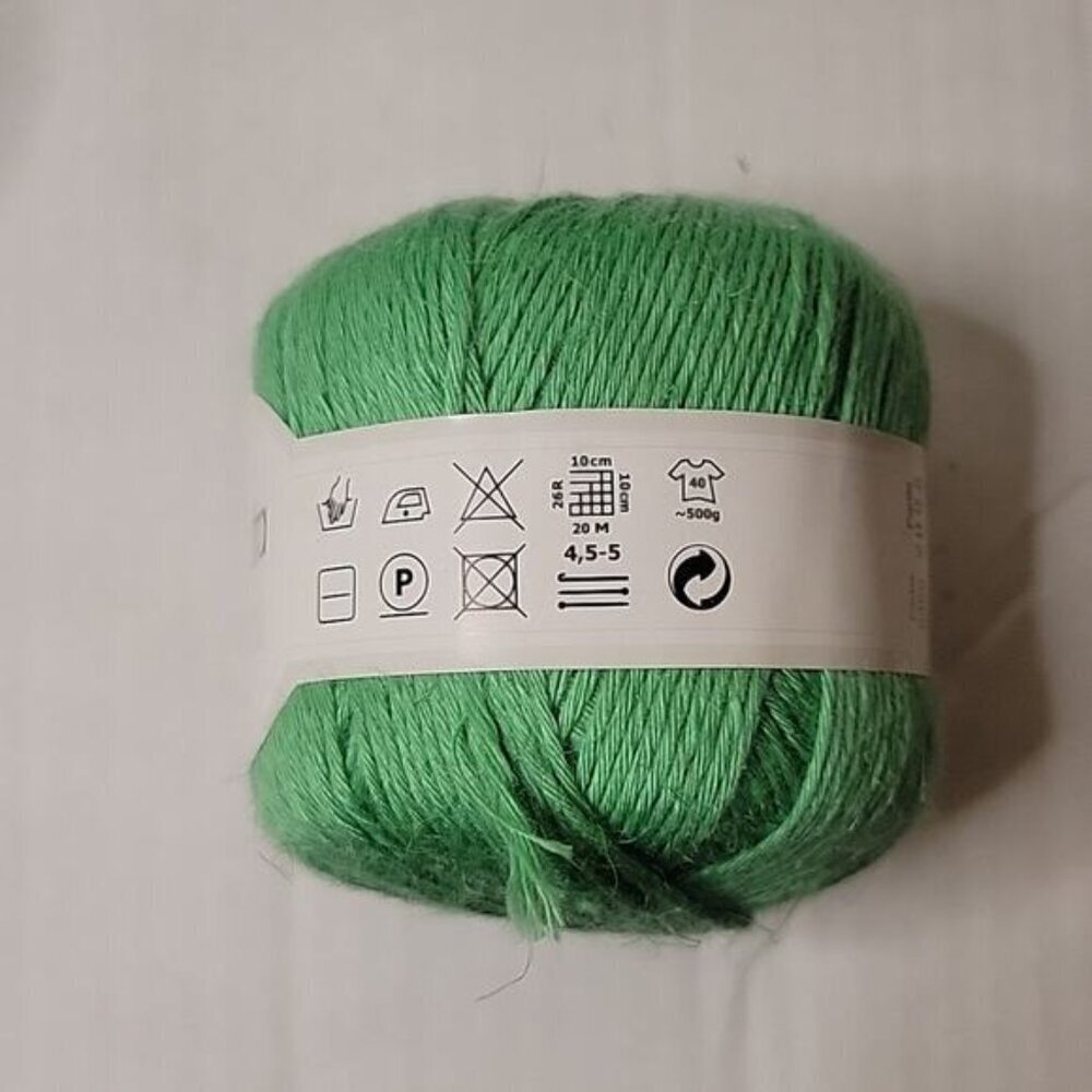 Lot of 8 Skeins Gedifra Korella Discontinued Linen Blend Worsted Yarn Color 8469 - Picture 3 of 4